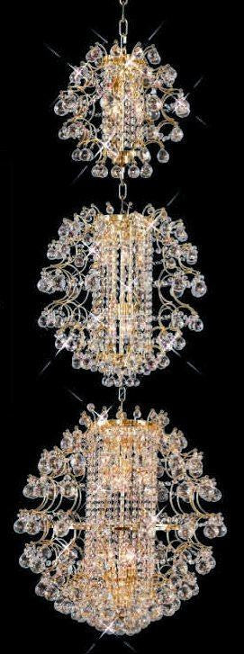 C121-GOLD/8064/2465 St.Ives Collection By Elegant Modern / Contemporary CHANDELIER Chandeliers, Crystal Chandelier, Crystal Chandeliers, Lighting
