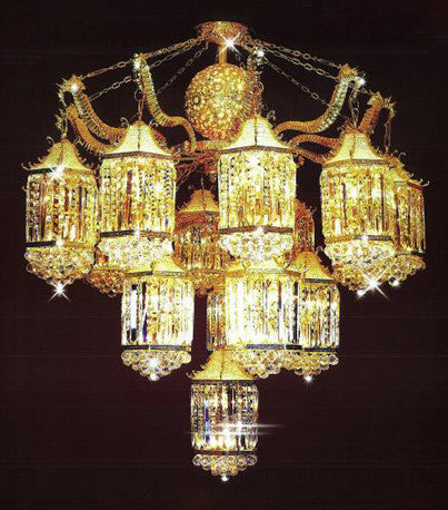 H905-LYS-6602 By The Gallery-LYS Collection Crystal Pendent Lamps