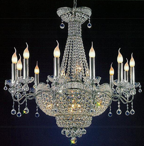 H906-WL61178-12CH By Empire Crystal-Chandelier