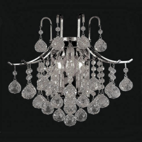 A93-SILVER/3/876   Wall Sconces WALL SCONCE Chandeliers, Crystal Chandelier, Crystal Chandeliers, Lighting