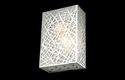 ZC121-V2078W8C/RC - Regency Lighting: Prism 2 light Chrome Wall Sconce Clear Royal Cut Crystal