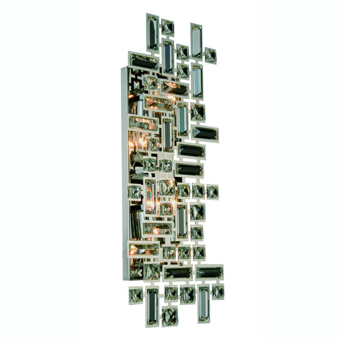 ZC121-V2100W22C/RC - Regency Lighting: Picasso 4 light Chrome Wall Sconce Clear Royal Cut Crystal