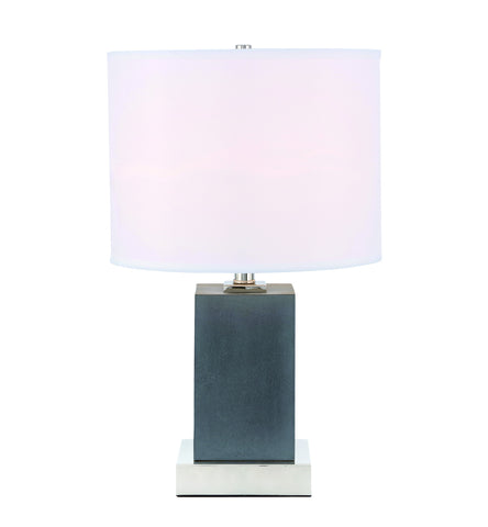 ZC121-TL3026PN - Regency Decor: Pinnacle 1 light Polished Nickel Table Lamp