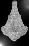 French Empire Crystal Chandelier Lighting W/Swarovski Crystal! 7.5FT Tall! - Perfect for an ENTRYWAY OR Foyer - A93-C9/CS/448/48SW